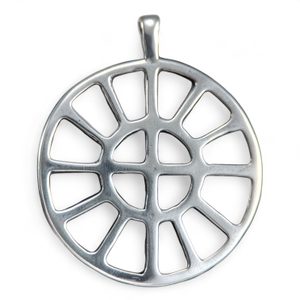 SOLAR WHEEL - TARANIS WHEEL, Hallstatt, silver replica, Ag 925