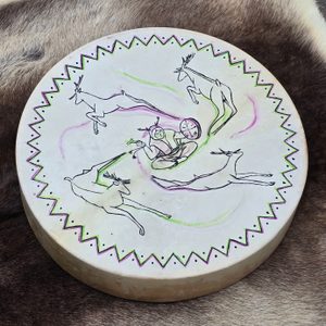 Chaman sami, tambour de chaman 40cm