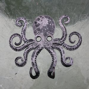 CTHULHU - wrought iron hooks / key ring