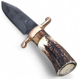 Geschmiedetes Bowie-Messer Rebel Steel mit Scheide