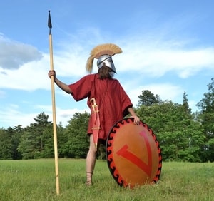 GREEK HOPLITE, costume rental