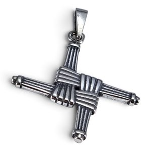 Pendentif Croix de Brigitte en argent 925