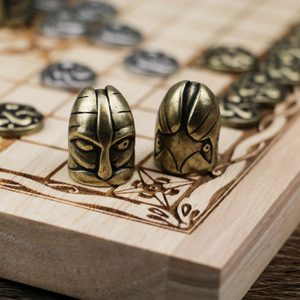 HNEFATAFL - playing stones 37x, Viking tafl chess