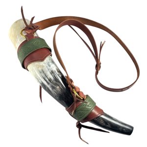 CAROLUS Signal Horn with a Leather Holder