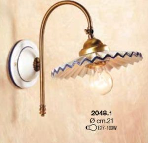 ADRIA CERAMIC WALL LAMP 2048-1 - WALL LAMPS{% if kategorie.adresa_nazvy[0] != zbozi.kategorie.nazev %} - INTERIOR DESIGN{% endif %}