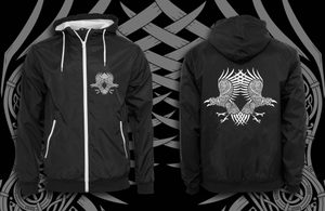 Huginn and Muninn, hooded jacket