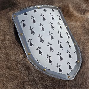 BRITTANY, MEDIEVAL SHIELD - METAL, HANDMADE - PAINTED SHIELDS{% if kategorie.adresa_nazvy[0] != zbozi.kategorie.nazev %} - ARMOUR HELMETS, SHIELDS{% endif %}