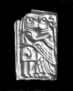 Lovers, Bronze Viking Pendant