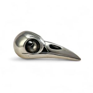 SKULL OF A CROW, pendant, silver 925, 15 g