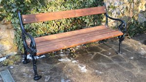 Chateau park bench, cast iron