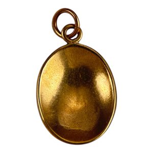 DEER TRACK, pendant, bronze