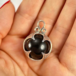 ONYX, Viking Ball Pendant, Gotland, silver