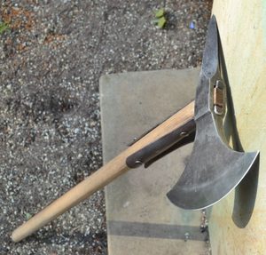 FRENCH NAVY BOARDING AXE, EXACT REPLICA, 1830 - 1860 - AXES, POLEWEAPONS{% if kategorie.adresa_nazvy[0] != zbozi.kategorie.nazev %} - WEAPONS - SWORDS, AXES, KNIVES{% endif %}