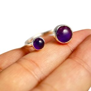 LOMOND, ring, amethyst silver 925/1000