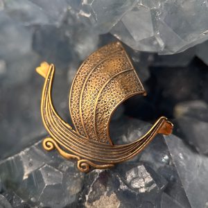 DRAKKAR, Viking Ship, amulet, bronze
