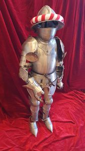 MEDIEVAL ARMOR - CHILDREN'S ARMOR, HANDMADE, DRUAL - SUITS OF ARMOUR{% if kategorie.adresa_nazvy[0] != zbozi.kategorie.nazev %} - ARMOUR HELMETS, SHIELDS{% endif %}