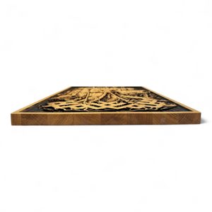 VELES wall decoration, wood 32x46cm