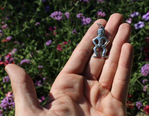 Homme du trésor de Martynivka, pendentif, argent