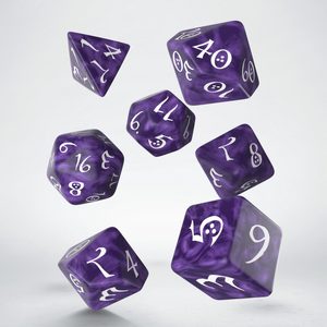 Playing Dice Set Classic RPG purple