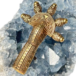 Bronze Germanic Fibula, 6th Century