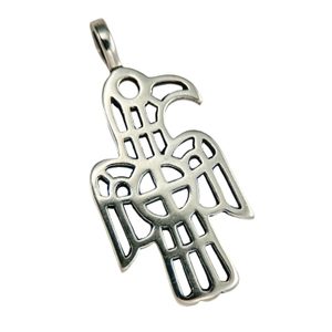 Gotischer Adler, Amulett, 5. Jahrhundert, Italien Silber 925