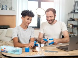 Épicéa, castorEnsemble de sculpture cadeau DIY08