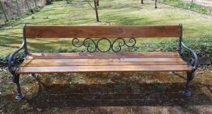 ART NOUVEAU PARK BENCH - FORGED IRON HOME ACCESSORIES{% if kategorie.adresa_nazvy[0] != zbozi.kategorie.nazev %} - SMITHY WORKS, COINS{% endif %}