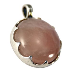 Schmuck GOTLAND, Rosenquarz, Silber 925
