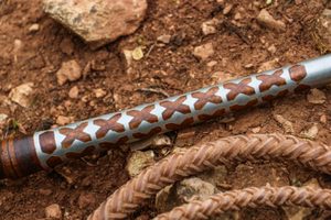 SLOVAKIAN WHIP, DECORATED BY TIN - KEYCHAINS, WHIPS, OTHER{% if kategorie.adresa_nazvy[0] != zbozi.kategorie.nazev %} - LEATHER PRODUCTS{% endif %}