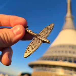 Supermarine SPITFIRE, pendentif avion, zinc