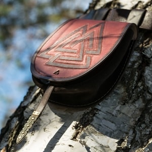 VALKNUT, LEATHER VIKING BAG - BAGS, SPORRANS{% if kategorie.adresa_nazvy[0] != zbozi.kategorie.nazev %} - LEATHER PRODUCTS{% endif %}