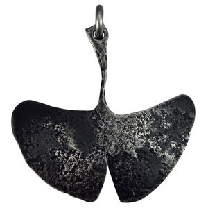 Ginkgo biloba - forged pendant
