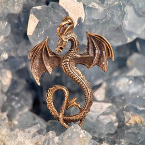 WINGED DRAGON, bonze pendant