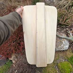 PAVISE MEDIEVAL SHIELD, wooden body