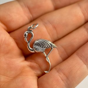 FLAMINGO, silver pendant Ag 925/1000