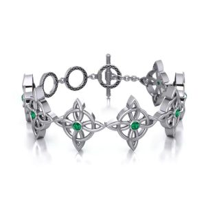 Keltisches Silberarmband