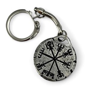 VEGVISÍR, key chain, zinc