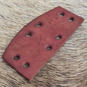 Leather Scale, 1 piece, cognac