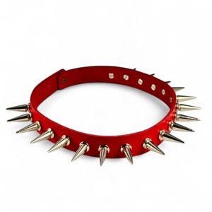 ROCKER, leather choker