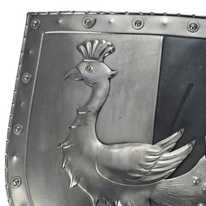 Paon, écu décoratif médiéval