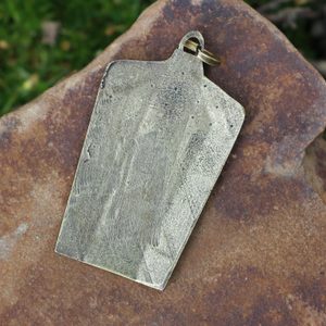 Hussite shield, pendant, zinc antique brass