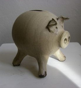 PIG CERAMIC MONEY BOX - TRADITIONAL CZECH CERAMICS{% if kategorie.adresa_nazvy[0] != zbozi.kategorie.nazev %} - CERAMICS, GLASS{% endif %}