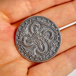 VIKIN BROCHET Thumby-Bienebek, replica, silver AG 15g