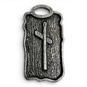 NAUTHIZ Rune Pendant Zinc