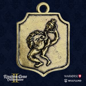 The Thirsty Hole in the Wall Tavern, zinc alloy pendant, Kingdom Come: Deliverance II