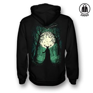 HERNE, sweat à capuche zippé