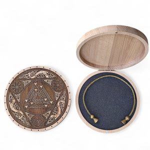 Luxury box for torques necklaces Valknut