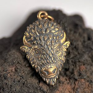 TATANKA - BISON Bronze Pendant