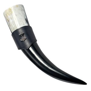 THOR'S HAMMER, leather horn holder