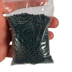 Preciosa seed beads, dark green, opaque 10 / 0